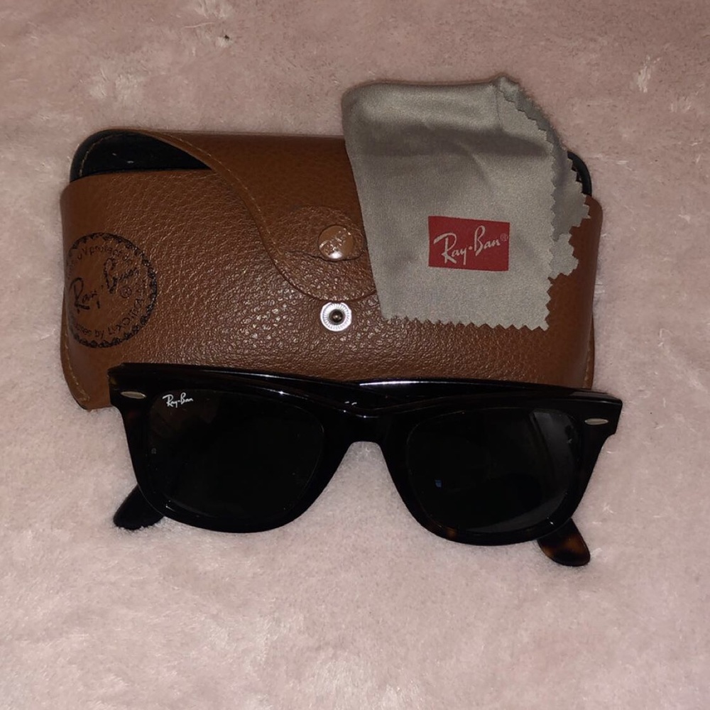 RayBan Tortoise Wafer Sunglasses
